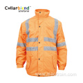 Hi Vis Orange Winter Safety Coat